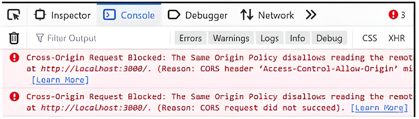 CORS Error